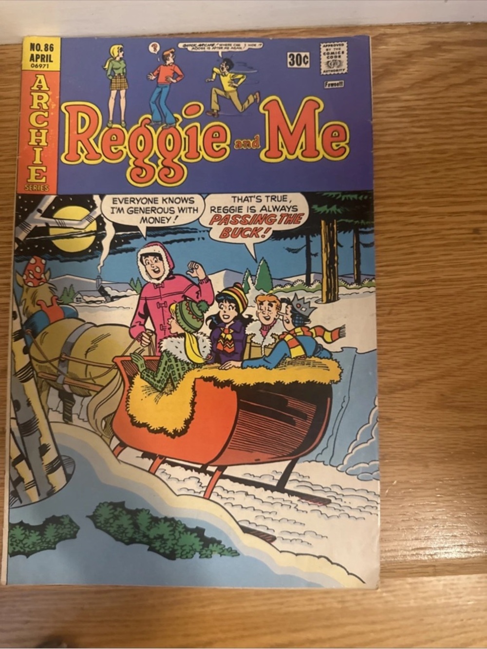 Archie Comic Book Reggie and Me #86 (ARCHIE COMICS Publications, Inc. April 1976